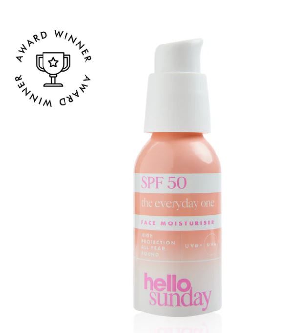 Hello Sunday The Everyday One Face Moisturiser SPF 50 with Hyaluronic Acid