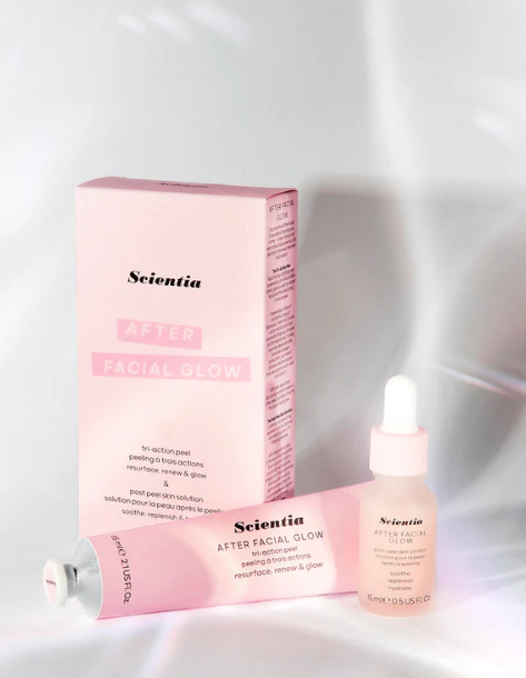 Scientia AFTER FACIAL GLOW Resurfacing Mask & Restorative Serum Duo Set